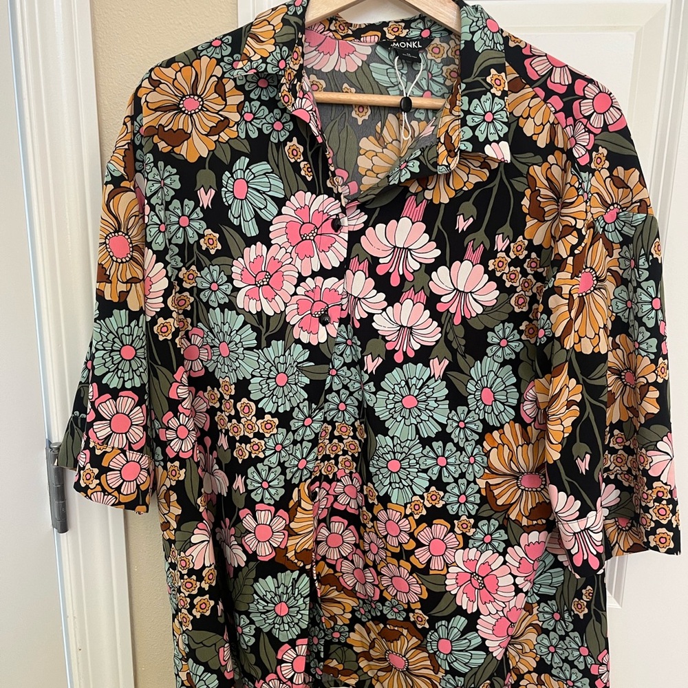 Flowery Monki button down